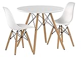 ✅ GROSSZÜGIG & KOMFORTABEL - Der Tisch hat eine große Oberfläche und bietet viel Platz für Spielzeug oder Schulsachen. Die zwei Stühle ohne Armlehne sind ergonomisch geformt und bequem zum Sitzen. Kinder werden viel Spaß mit diesen Möbeln haben und beschäftigt sein, so dass Sie sich in Ruhe anderen Dingen widmen können.Stuhl: Gewichtsbeschränkung: 79 KG Sitzhöhe: 32 CM Stuhlgewicht: 1,7 KG Gesamtabmessung: 29 CM (L) x 29 CM (B) x 58,5 CM (H) Tisch: Plattendurchmesser: 60 CM Plattenhöhe: 53 CM