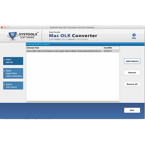 Mac OLK Converter
