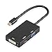 Produktbild Childhood 3 in 1 Mini DP Display Port zum DVI VGA HDMI Adapter Kabel Konverter Switcher für Macbook Air Pro