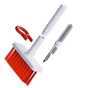 ZHUQUA 5 in 1 Keyboard & Earphone Cleaner Keyboard Cleaning Brush Laptop Cleaning Kit Cleaning Pen for Airpods Cleaner Soft Brush, Airpods Cleaning Kit, Phone Cleaner,Earphones Case