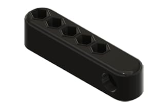 SCHICHTWERT Universal Bithalter magnetisch seitlich 18V für Bosch Home Professional Grün Blau Dewalt Makita Metabo und viele mehr Farbwahl! (Schwarz)