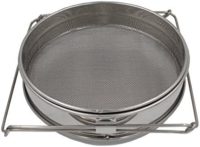 DUSICHIN DUS-121 Stainless Steel Honey Strainer, Double Sieve Beekeeping Equipment, Honey filter by Smartpainter