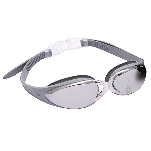 Profi Schwimmbrille – Antibeschlag – Wasserdicht – 180 ° Weitwinkel Sicht – GRATIS Schutzetui & Ohrstöpsel - 2