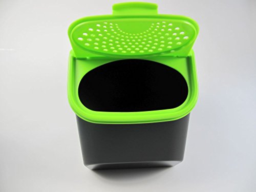 TUPPERWARE Kartoffel-Lager 8,3 L schwarz grün Kartoffellager Kartoffelmeister 7972 - 3