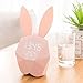 Produktbild CHCUAN Cute Bunny Alarm Clock Wall Clock Night Light Table Clock Wake up Light Cartoon Rabbit Bedside Table Lamp Gift for Kids Children Adults