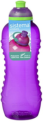 Sistema Trinkflasche, 460 ml, 3 Flaschen, Blau, Rosa, Lila - 4