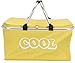 Produktbild Bahia Vista Stabile Kühltasche, Picknickkorb, Einkaufskorb mit Thermoisolierung, Farbe: Gelb