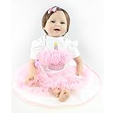 Nicery Puppen Reborn: Ein perfekter puppen reborn, der von einem berühmten künstler entworfen wurde, nette und lebensechte wiedergeborene babypuppe.