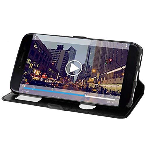 Funda para Huawei P10 Negro - Funda   Carcasa   Protector Cristal Templado   Stylus