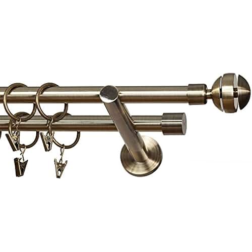 Amazon.co.uk double curtain rods