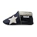 Mejale Baby Shoes Toddler Infant Soft Leather Sole Newborn Boys Girls Crib Moccasins(Navy Blue,18-24 Months)