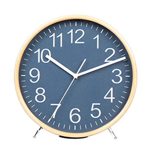 Shangshu Reloj Reloj De Escritorio Salón De Madera Maciza Reloj De Escritorio Péndulo Reloj Reloj Adornos,woodbluebottom