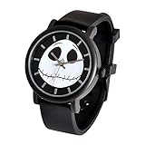 Nightmare Before Christmas Armbanduhr Jack Skellington Skull Analog schwarz