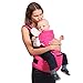 Bebamour Original Comfort Baby Sling Carrier Cotton Baby Carrier with Hood (Green)
