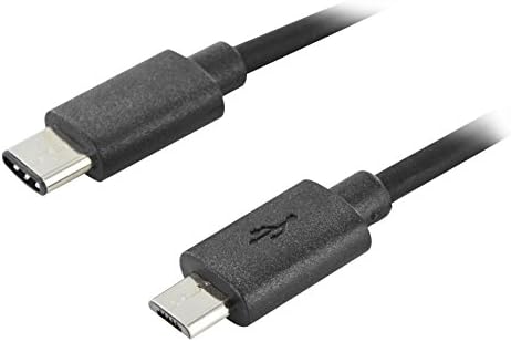 Assmann USB Type C connection cable black Black  1,8 Meter