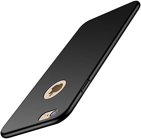 iPhone 7/7s Case, ZFeibi Hard PC iPhone 7/7s Cover [4.7inch] with Full Tempered Glass Screen Protector Anti-Scratch Lightweight Ultra-Thin for iPhone 7 Case - Black