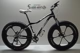 Fat Bike Bike Aluminium 18.7 kg.To Breeds 8 V Suspension Forks Black and White