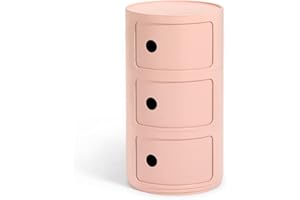 Kartell Componibili Bio, Container 3-fächer, Rosa