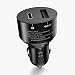 Produktbild Tronsmart Quick Charge 3.0 Typ-C 33W USB KFZ Ladegräte mit Dual-Port für Google Nexus 6P, Nexus 5X, Google Pixel (5V/3A) Lumia 950, Lumia 950XL Oneplus 2 und mehre Typ C Geräte