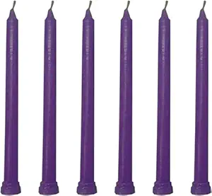 PHOBIS Paraffin wax Taper Candle, Pack of 10, Unscented