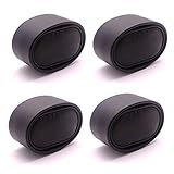 Fansong PU Lederkissen für Uhrenbeweger/Schmuck-Organizer/Armbanduhr Display Box Case 4-Pack Schwarz 