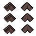 ESUMIC® Safety Corner Guards Desk Table Corner Edge Cushions Protection Cover for Baby 6 Pack (Bronze)
