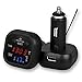 Produktbild PolarLander 4 In 1 USB Auto Ladegerät Digital Auto Uhr Thermometer Batterie Voltmeter Spannung Meter Tester für Autos