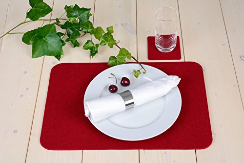 GRÄWE Platzmatten-Set 4 Stück rot - 2