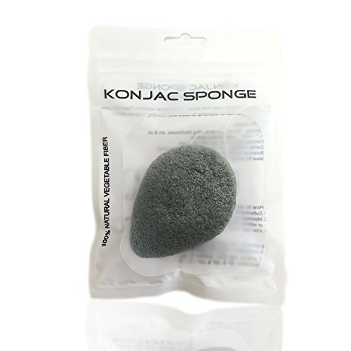 Ora Natural - Japanese Facial Konjac Sponge x2 - 100% Natural Vegetable Fiber - Pack of 2
