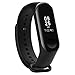 Price comparison product image Ptimne For MI Fitness Bracelet Waterproof Heart Rate Smart Bracelet Smart Wristband Support Millet Silica Gel Band D