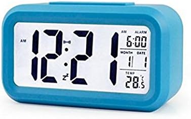 RuiChy LED Alarm Clock with Night Sensor and Light Sensor Digital Clock Digital Alarm Clock