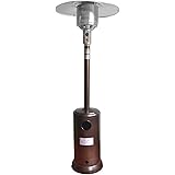 FEE-ZC Household living room heater，Patio Heater Propane Gas Outdoor Heater 46000 BTU Floor Standing with Wheels for Garden，P