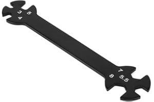 Durlo Mini multifunktionell metallnyckel för RC-bil M3 M4 M5 M5.5 M7 M8 muttrar fjärrkontrollmodellverktyg passar 1/10 1/8 sk