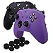 Produktbild YoRHa Silikon Hülle Abdeckungs Haut Kasten für Microsoft Xbox One X & Xbox One S controller x 1 (schwarz&lila) Mit PRO aufsätze thumb grips x 8
