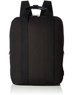 Ecco Herren Kasan Medium Backpack Rucksack, Schwarz (Black), 12 x 37 x 31 cm