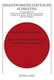 Image de Essays in International Trade and Public Economics