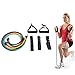 Produktbild ATezi 11pcs naturkautschuk Fitness - Band Widerstand Bands übung elastischen Seil für praktische Ausbildung Heimtrainer Fitness - Yoga