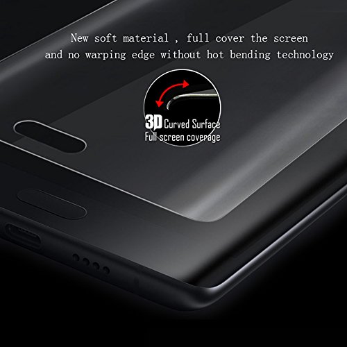 coscod Galaxy S8 gehärtetem Glas Displayschutzfolie 3D Full Deckung Samsung S8 Displayschutzfolie SHIELD Gebogene Kante alle rund 3D Schützen [schwarz] für S8, 9H + Härte - 7