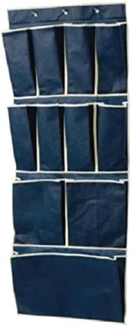 New 11 Pockets Over The Door Hanging Shoes Storage Solution Organiser Russel