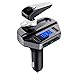 Produktbild LUTU Bluetooth-FM-Transmitter für Auto mit Kopfhörer, kabelloser Radio-Adapter im Auto mit Freisprecheinrichtung, unterstützt USB-Speicherstick Musik-Player Dual Fast Charger