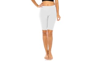 FUNGO Pantalon Corto Deporte Mujer - Pantalon Ciclista Mujer Mallas Cortas Mujer 1/2 Leggins Cortos Mujer Mallas Ciclista Mujer Shorts Mujer F12