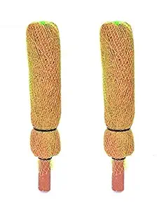 Coir garden Coco Pole 1 FT(30 cm) - 2 Pieces - Moss & Coir Stick for Money Plant Support, Indoor Plants, House Plants & Plant Creepers.
