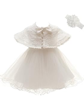 2pcs Baby Mädchen Kleid Taufe Besondere Gelegenheit Kleid