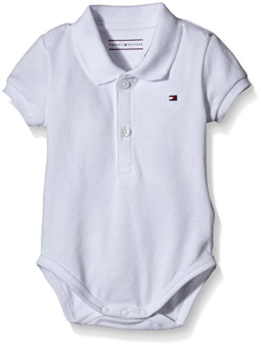 Tommy Hilfiger Unisex Baby Polo Shirt -  White - 6-9 Months