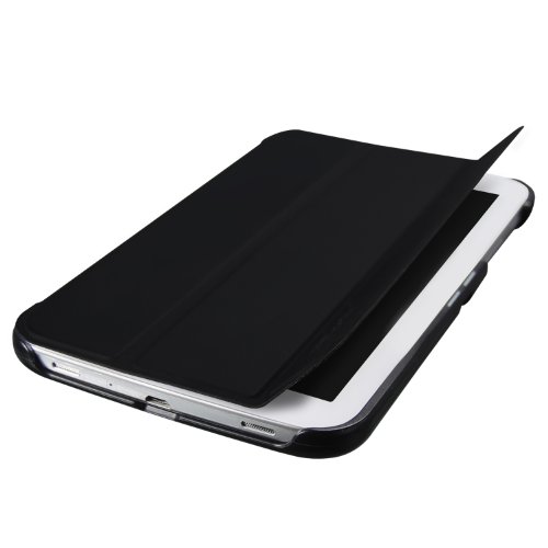 JETech® Ultra Slim Galaxy Tab 3 7.0 Schutzhülle Case Tasche Hülle mit Standfunktion für Samsung Galaxy Tab 3 7 Zoll (Schwarz) - 5