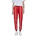 Produktbild SuperSU Frauen Mid-Waist Casual Striped Print Sporthosen Pluderhosen Jogger Pants Damen Hose Easy Sport Pant Stretch Skinny Hosen Pants Casual Streetwear Hosen mit Tunnelzug Streifen Sweathose