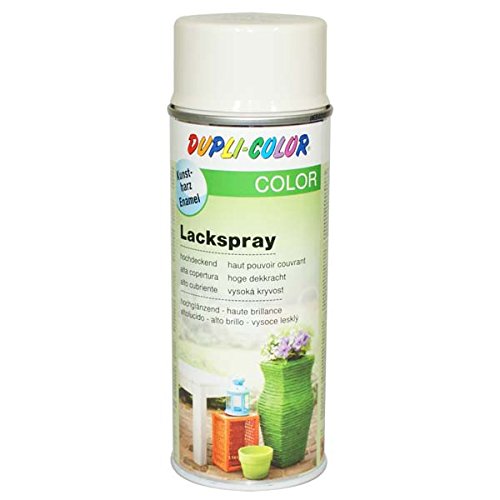 Dupli-Color 466960 Lackspray cremeWeiß glänzend 400 ml