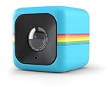 Polaroid Cube+ 1440P LIVE STREAMING - Fotocamera di piccole dimensioni, perfetta per filmare attività dinamiche, con Wi-Fi e stabilizzazione dell'immagine (Blu)