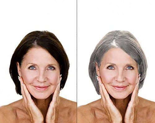 NEW CURE FOR GREY OR WHITE HAIR! ORGANIC NATURAL SHAMPOO GIVES YOU SHINY BLACK DARK HAIR AGAIN