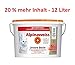 Produktbild 12 Liter Alpinaweiß Unsere Beste - weiße Innenfarbe Matt, spritzfrei, beste Deckkraft - 20% mehr Inhalt